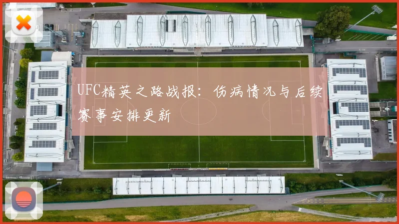 UFC精英之路战报：伤病情况与后续赛事安排更新